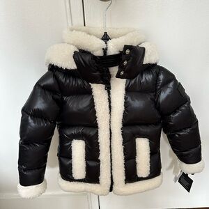 SAM. Kids Black and White Puffer Jacket